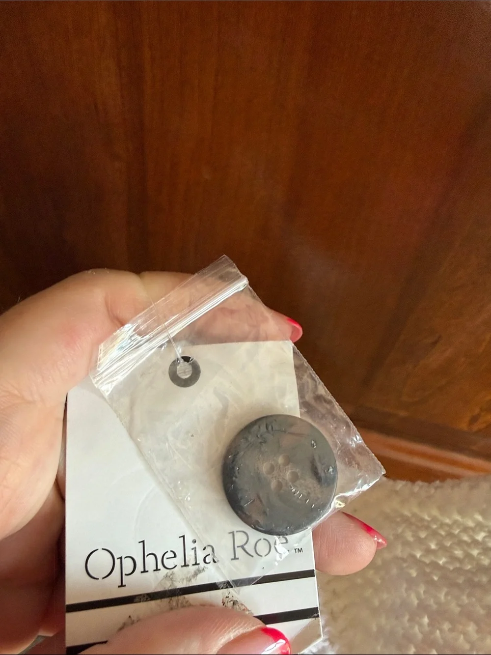 Ophelia Roe White Open-Knit Button Cardigan